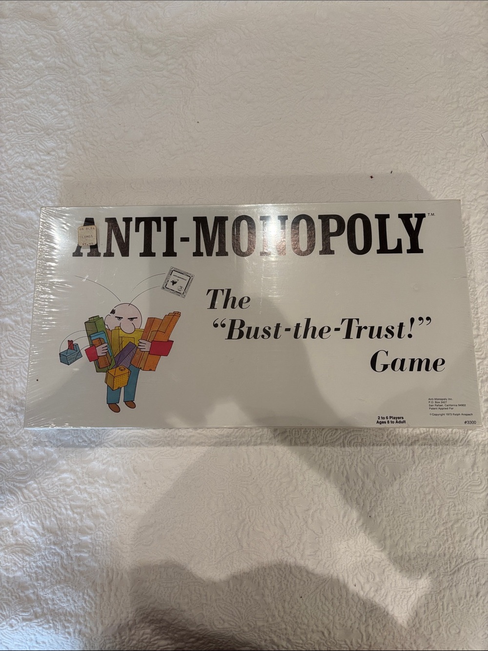 Factory sealed-Vintage Anti-Monopoly Bust-the-Trust! Game - White Box